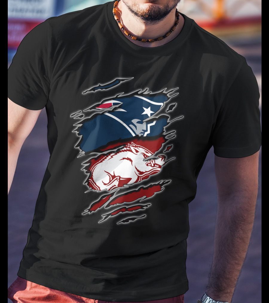 Patriots Arkansas Razorbacks Claw T-Shirt