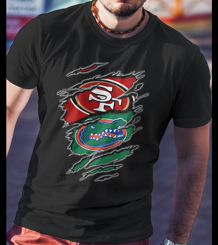 49ers Sf Florida Gators Ripped T-Shirt