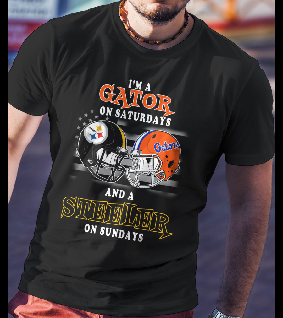 I'm A Gator On Saturdays And A Steeler On Sundays T-Shirt