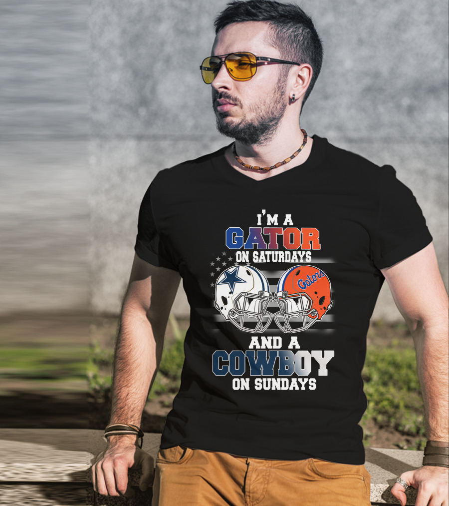I'm A Gator On Saturdays And A Cowboy On Sundays T-Shirt