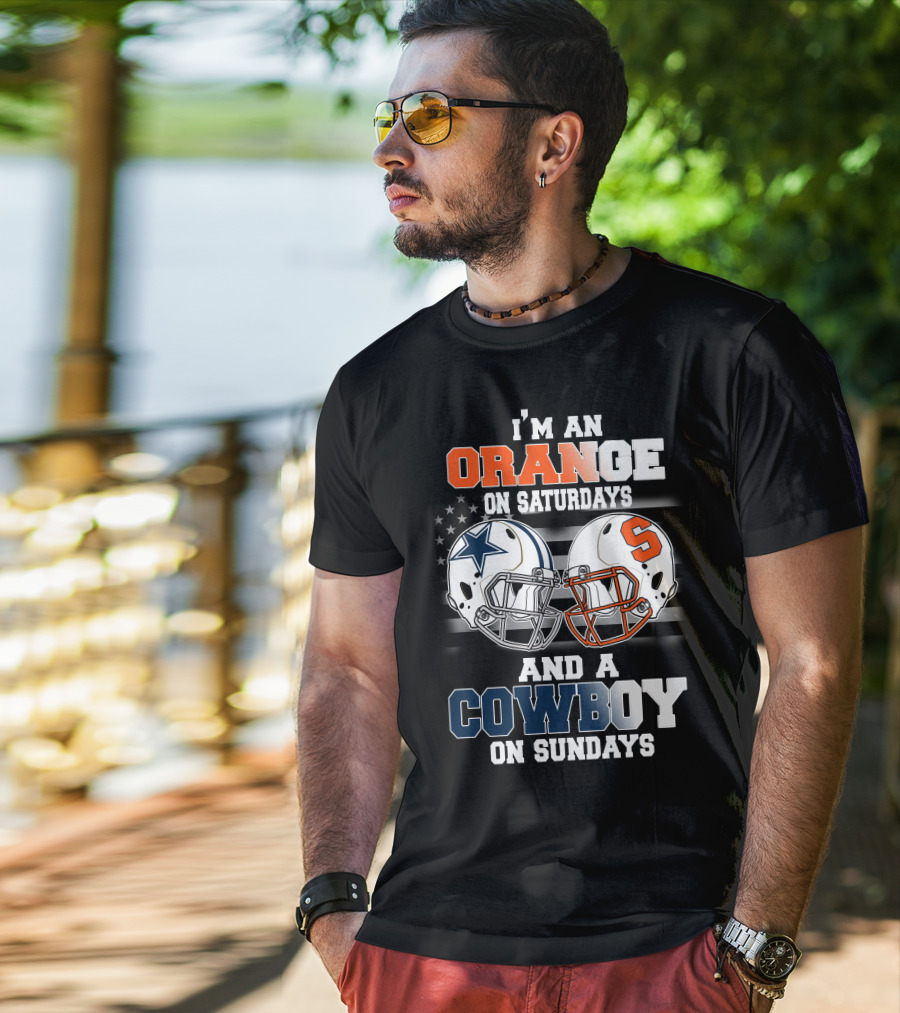 I'm An Orange On Saturdays And A Cowboy On Sundays T-Shirt