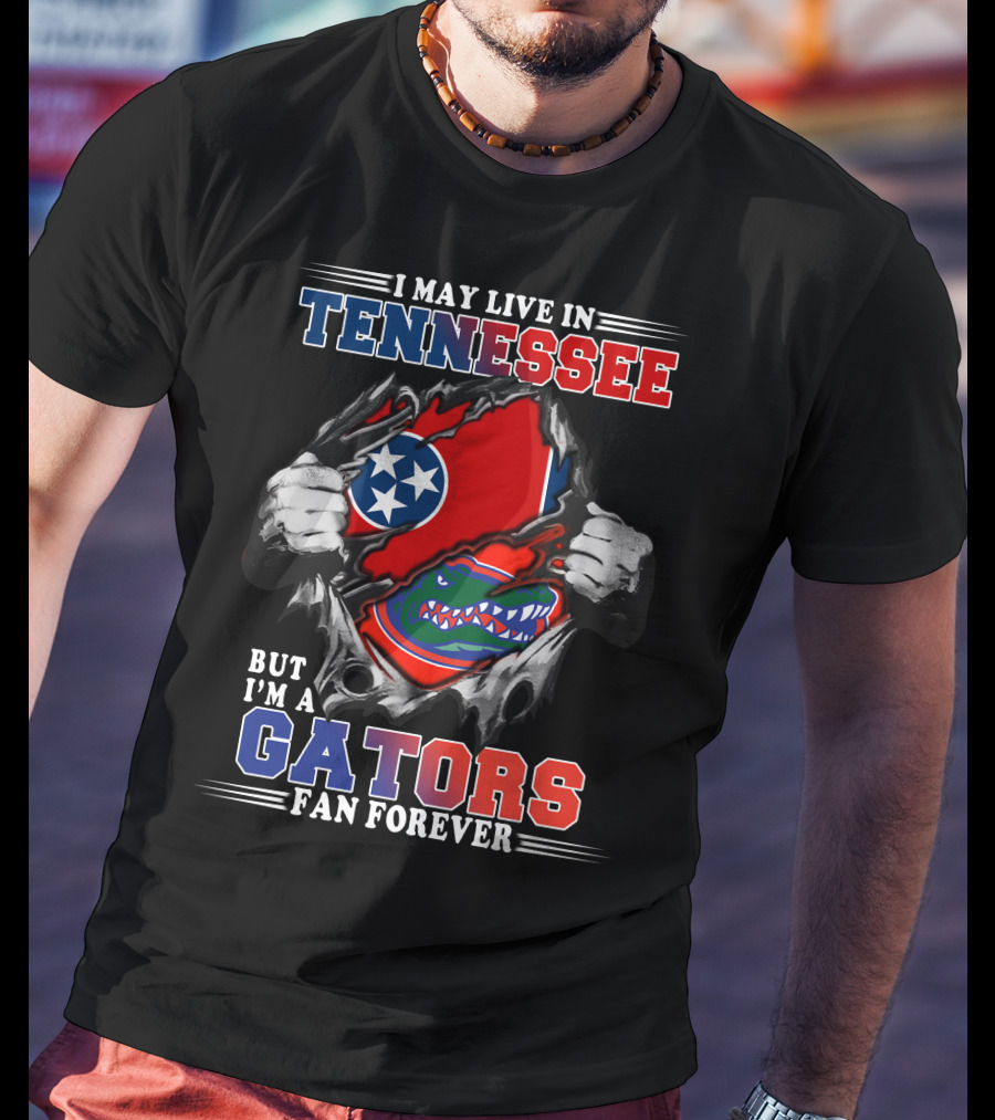 Tennessee Living Gators Fan Forever Gators-Tennessee T-Shirt