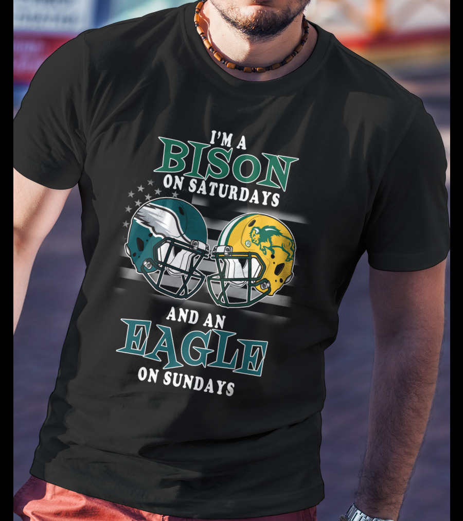 I'm A Bison On Saturdays And An Eagle On Sundays T-Shirt