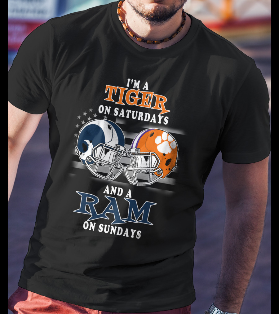 I'm A Tiger On Saturdays And A Ram On Sundays T-Shirt