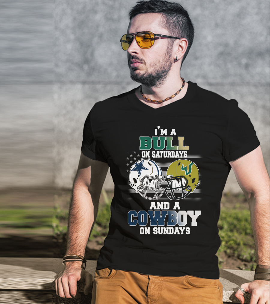 I'm A Bull On Saturdays And A Cowboy On Sundays T-Shirt