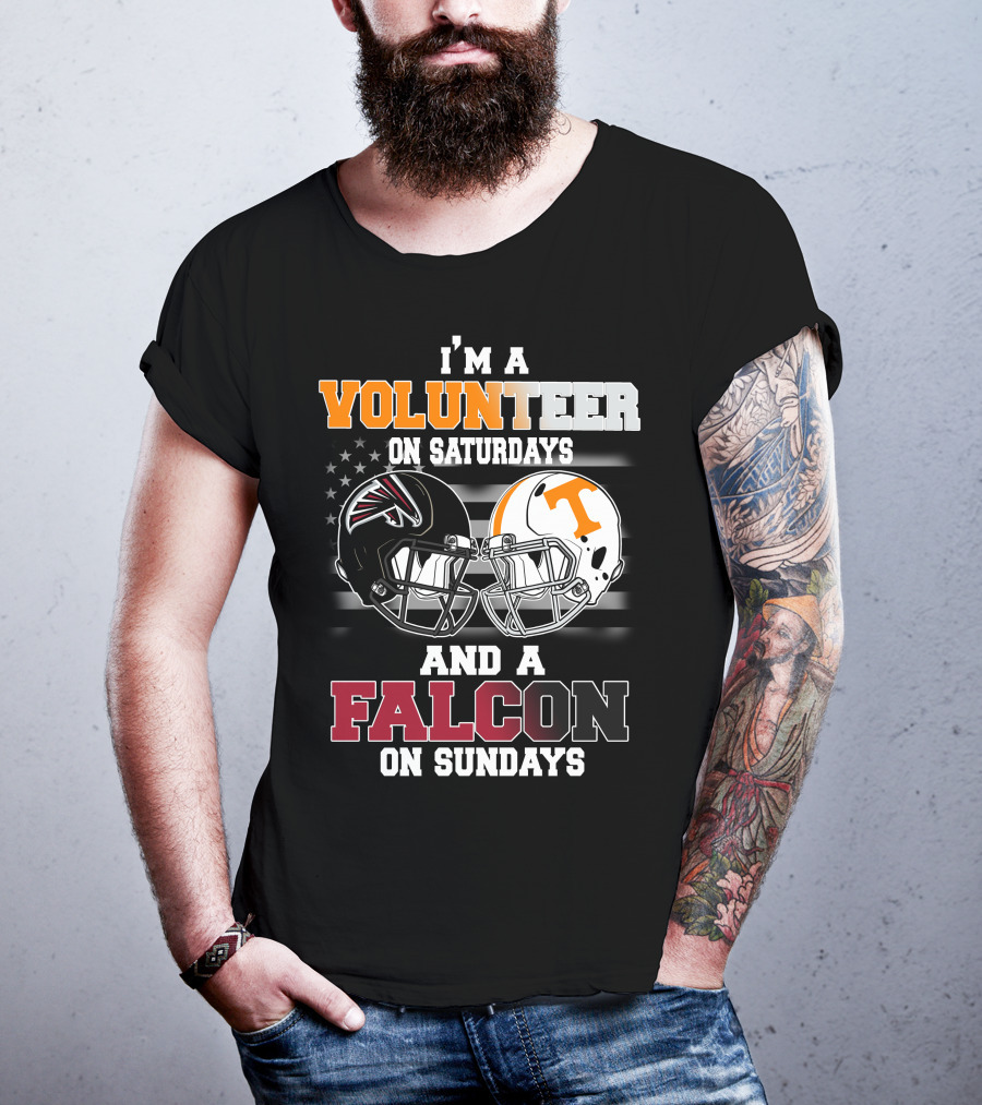 I'm A Volunteer On Saturdays And A Falcon On Sundays T-Shirt