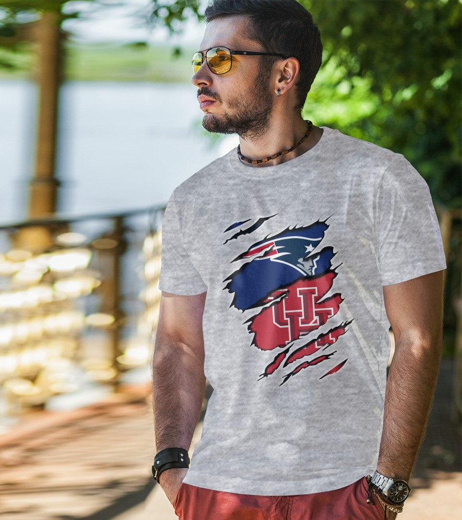 Patriots UH Houston Claw Mark Fusion T-Shirt