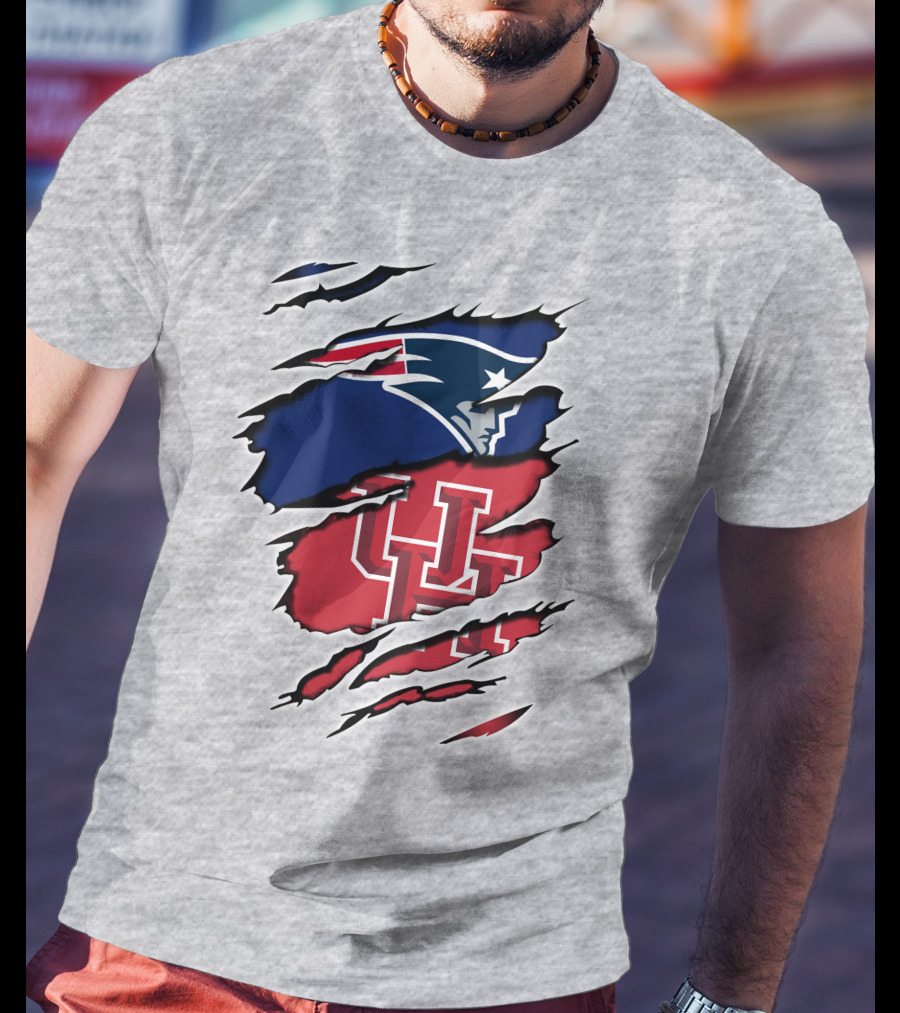 Patriots UH Houston Claw Mark Fusion T-Shirt