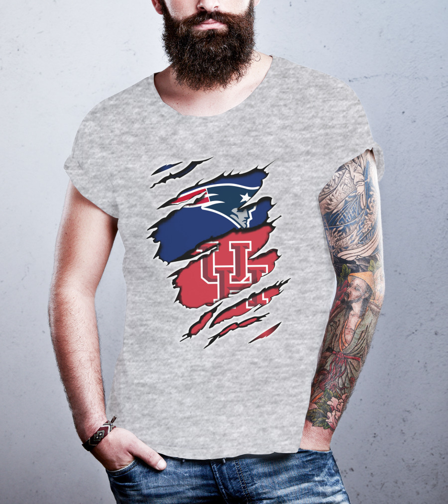 Patriots UH Houston Claw Mark Fusion T-Shirt