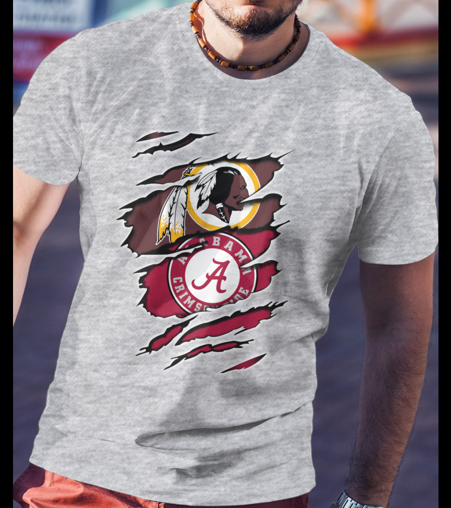 Washington Redskins Alabama Crimson Tide T-Shirt