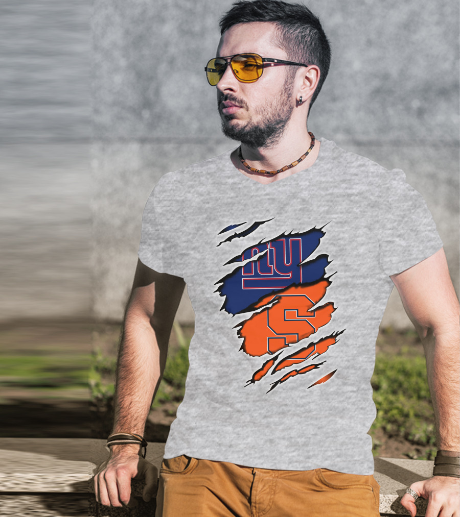 Giants Syracuse Ripped Layered T-Shirt