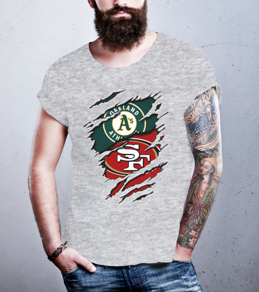 49ers Sf Oakland Athletics A’s Collaboration T-Shirt
