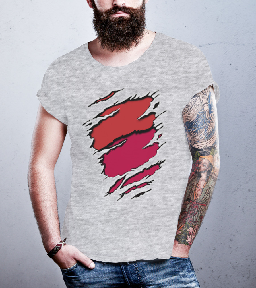 Cardinals Louis Cardinals Red Claw Marks T-Shirt
