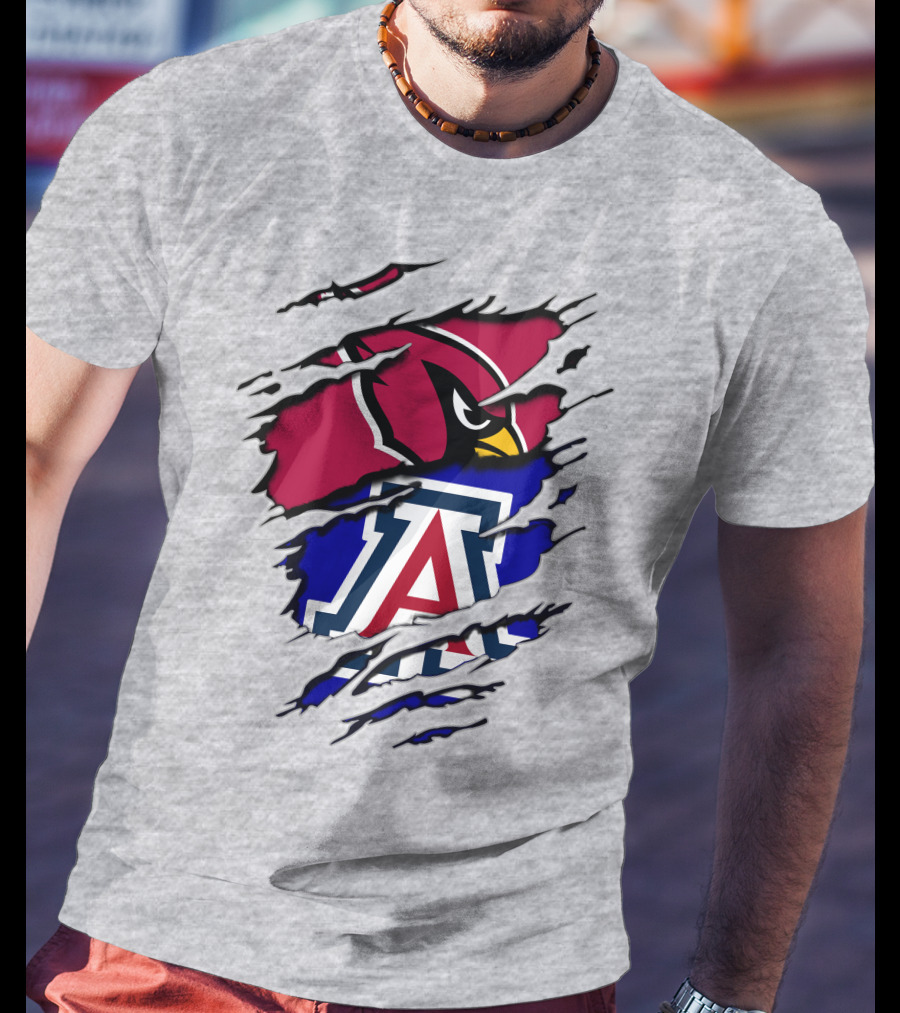 Arizona Cardinals Wildcat Claw Mashup T-Shirt