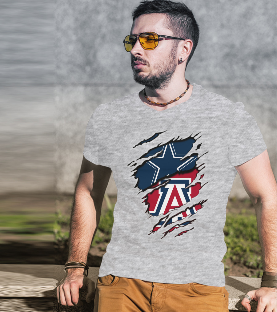 Cowboys Arizona Star Torn Claw T-Shirt