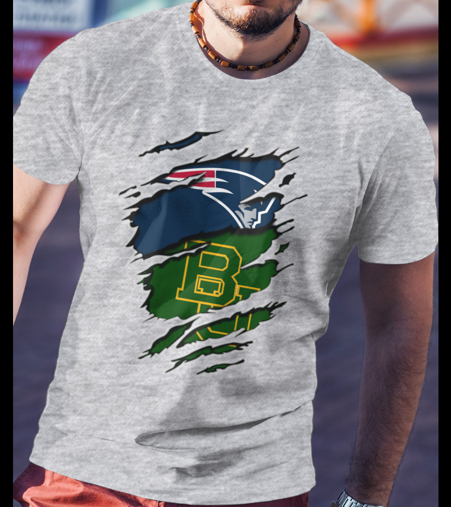 Patriots Baylor BU Logo Mashup T-Shirt