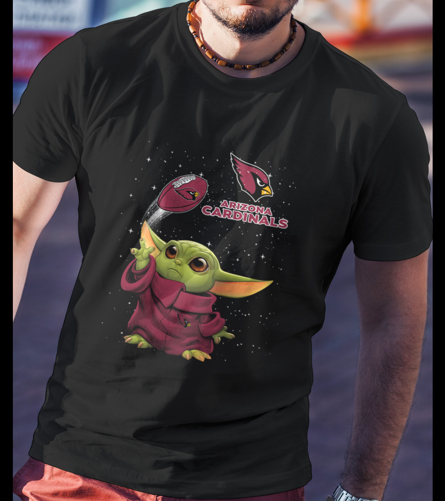 Arizona Cardinals Baby Yoda Football Force T-Shirt