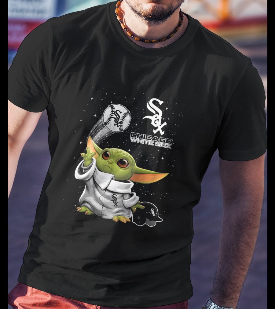 Chicago White Sox Star Wars Character Baseball Skills With Team T-Shirt