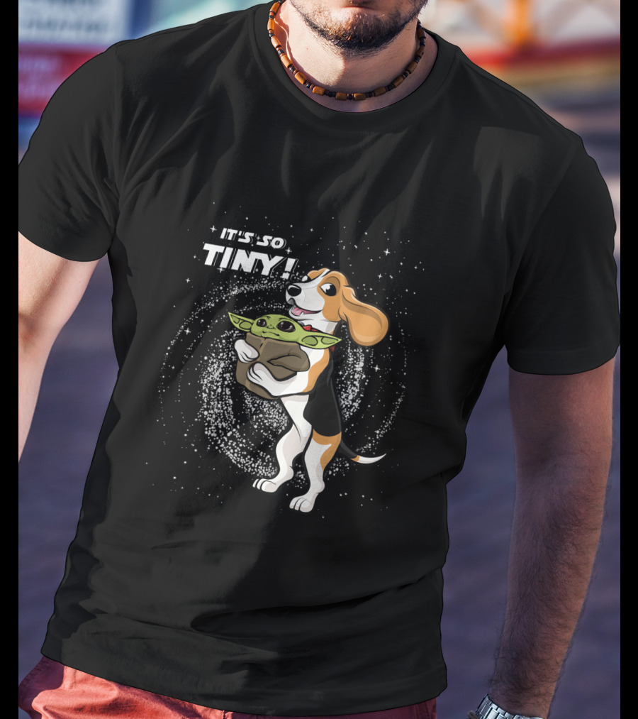 It's So Tiny Baby Yoda Beagle T-Shirt