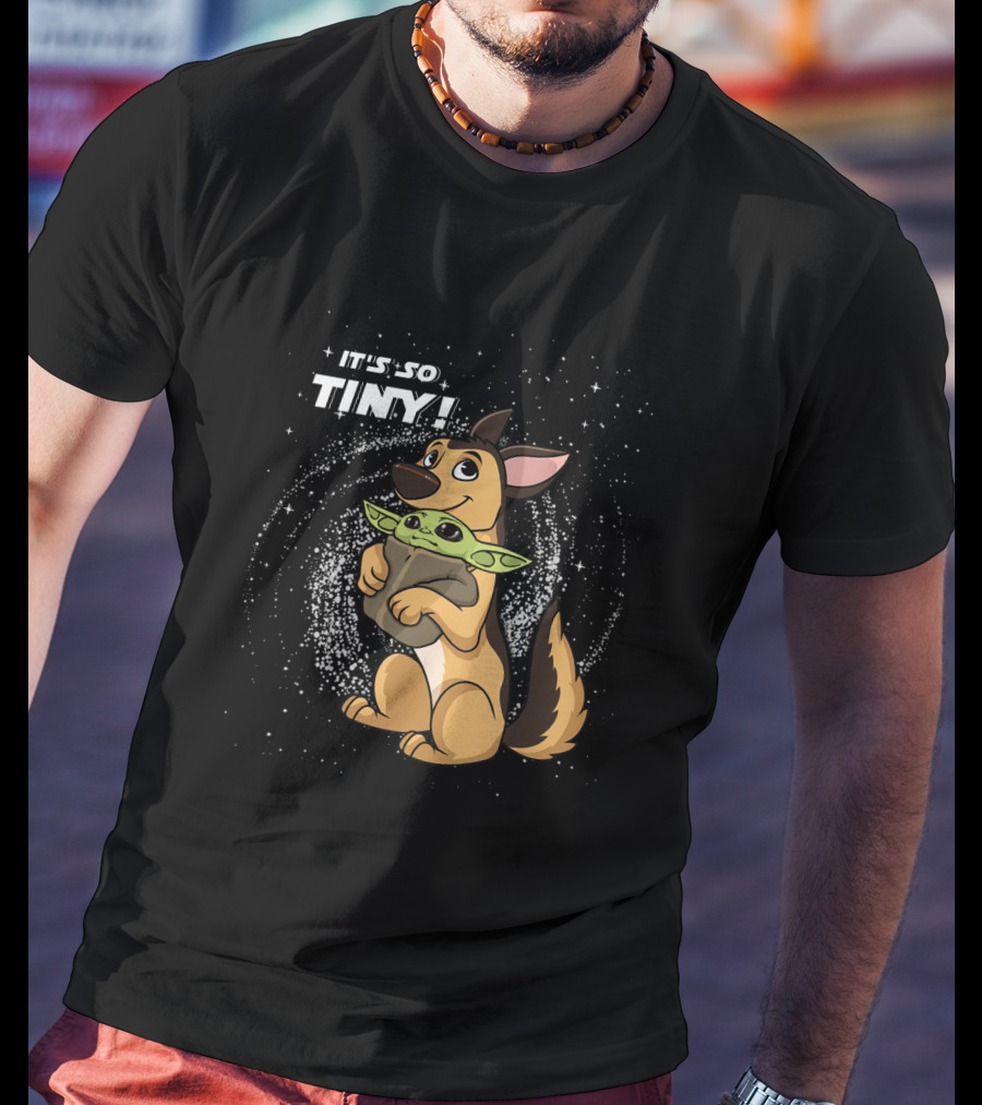 It's So Tiny Baby Yoda German Shepherd T-Shirt