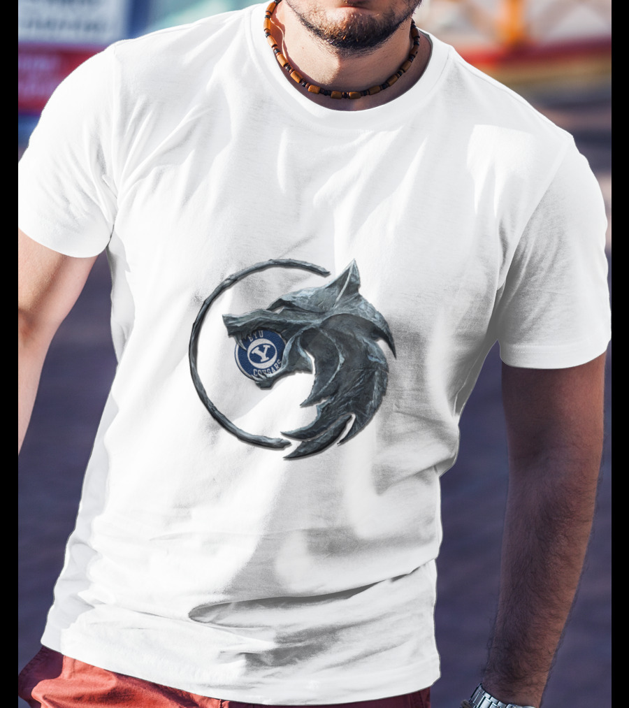 Byu Concept Circle Wolf T-Shirt