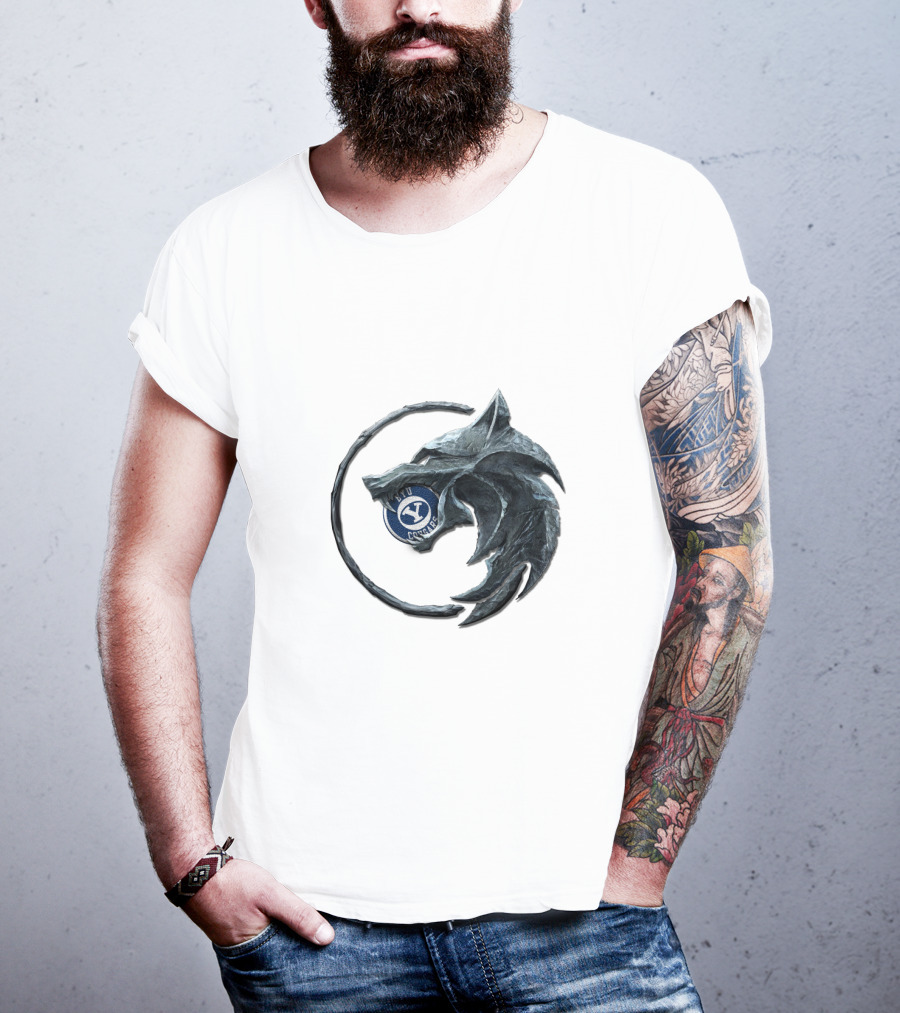Byu Concept Circle Wolf T-Shirt