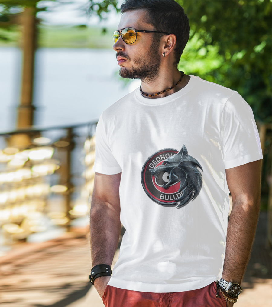 Georgia Bulldogs Fantasy Dragon Emblem Cht1Twnc2008 T-Shirt