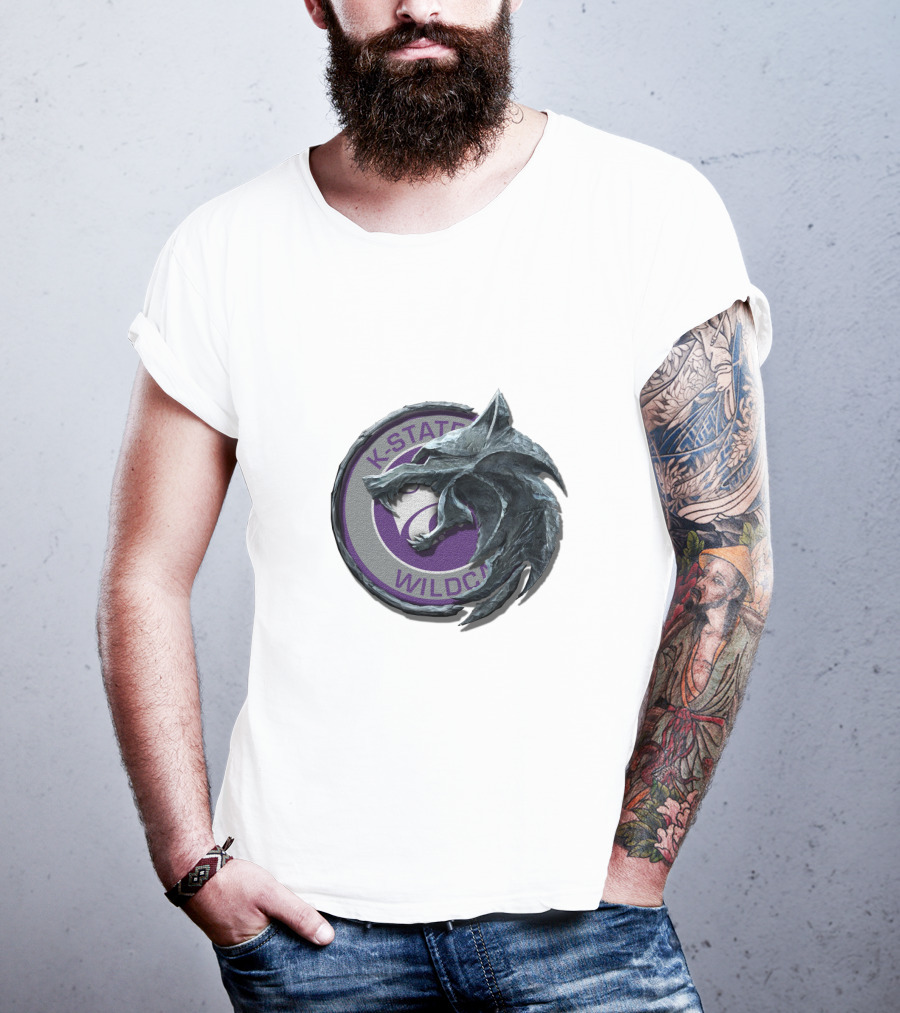 K-State Wildcats Wolf Emblem Cht1Twnc2010 T-Shirt