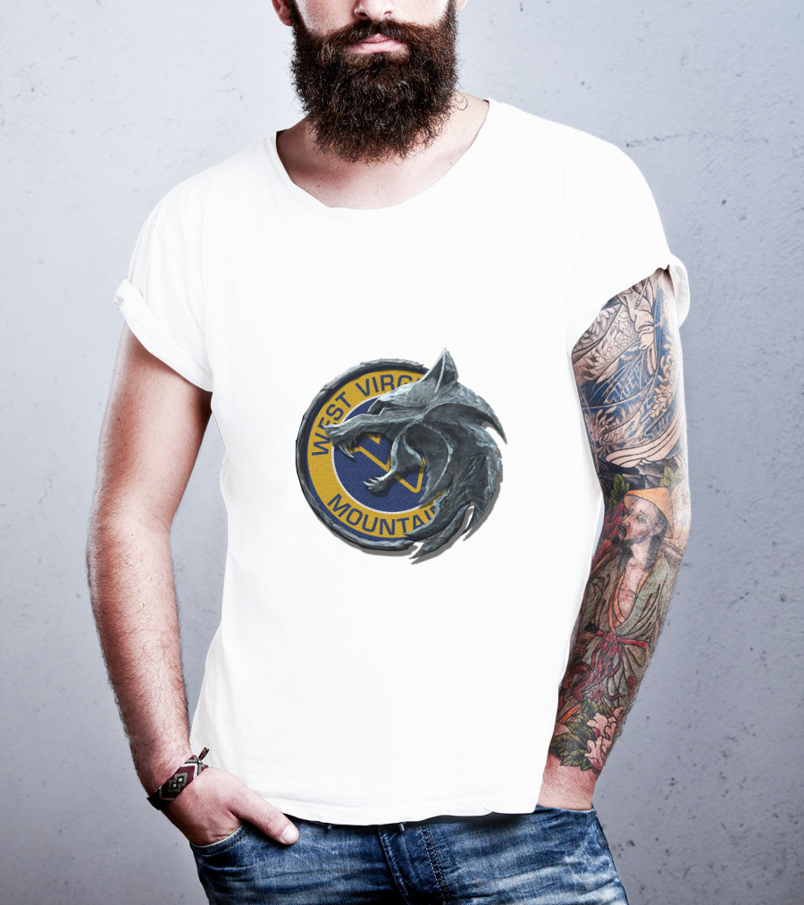 Cht1Twnc2025 West Virginia Mountaineers Wolf T-Shirt