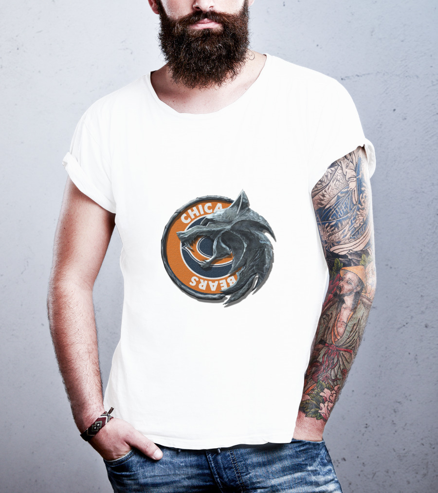 Chicago Bears 2006 Wolf Logo Nfl Crossover Cht1Twnfl2006 T-Shirt