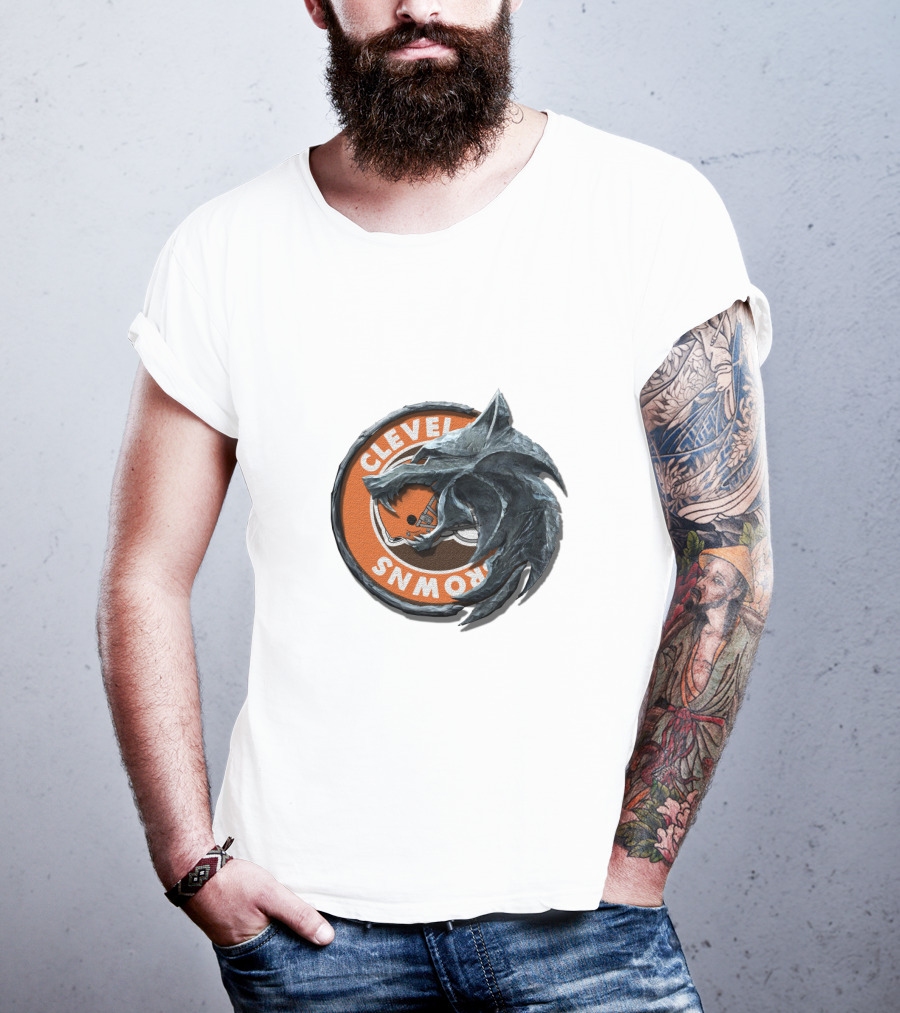 Cleveland Browns Wolf Emblem Nfl 2008 T-Shirt