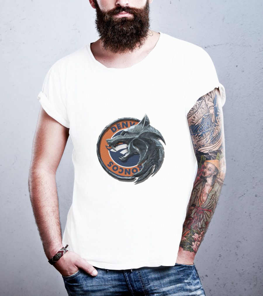 Denver Broncos Wolf Emblem Cht1Twnfl2010 T-Shirt