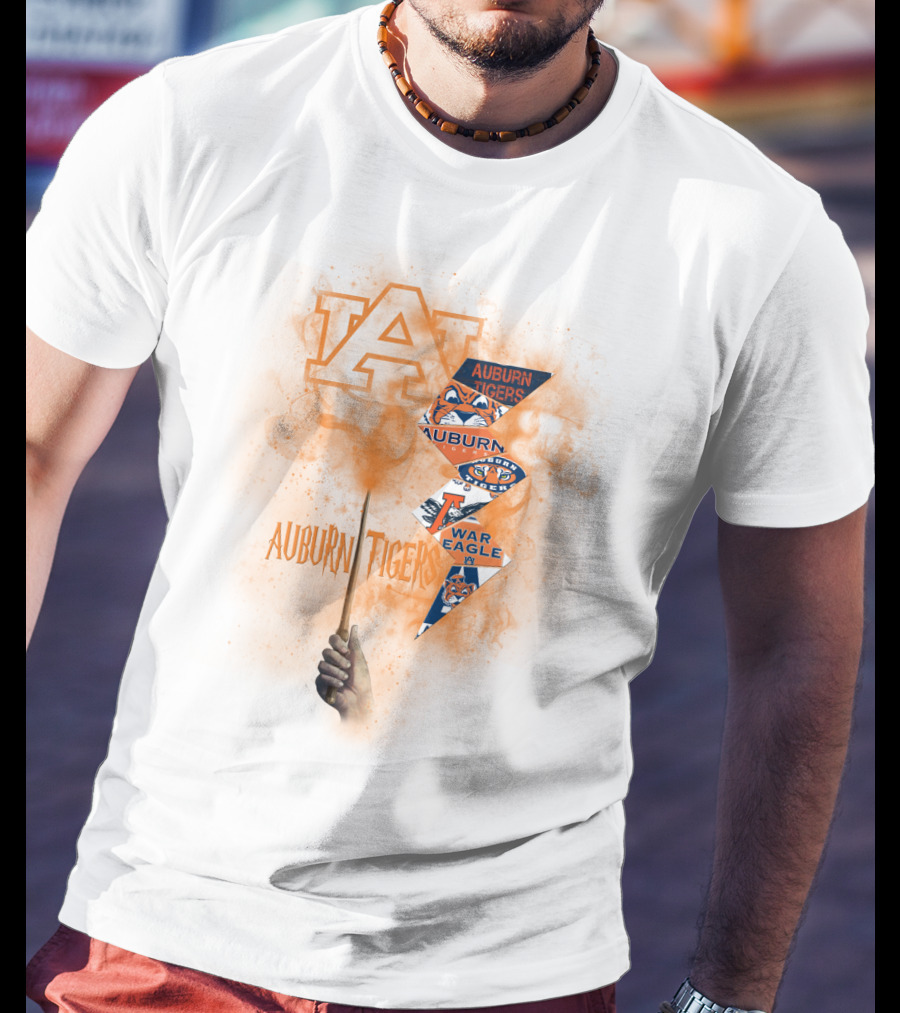 Auburn Tigers War Eagle Fan Spirit With Auburn A Symbol T-Shirt
