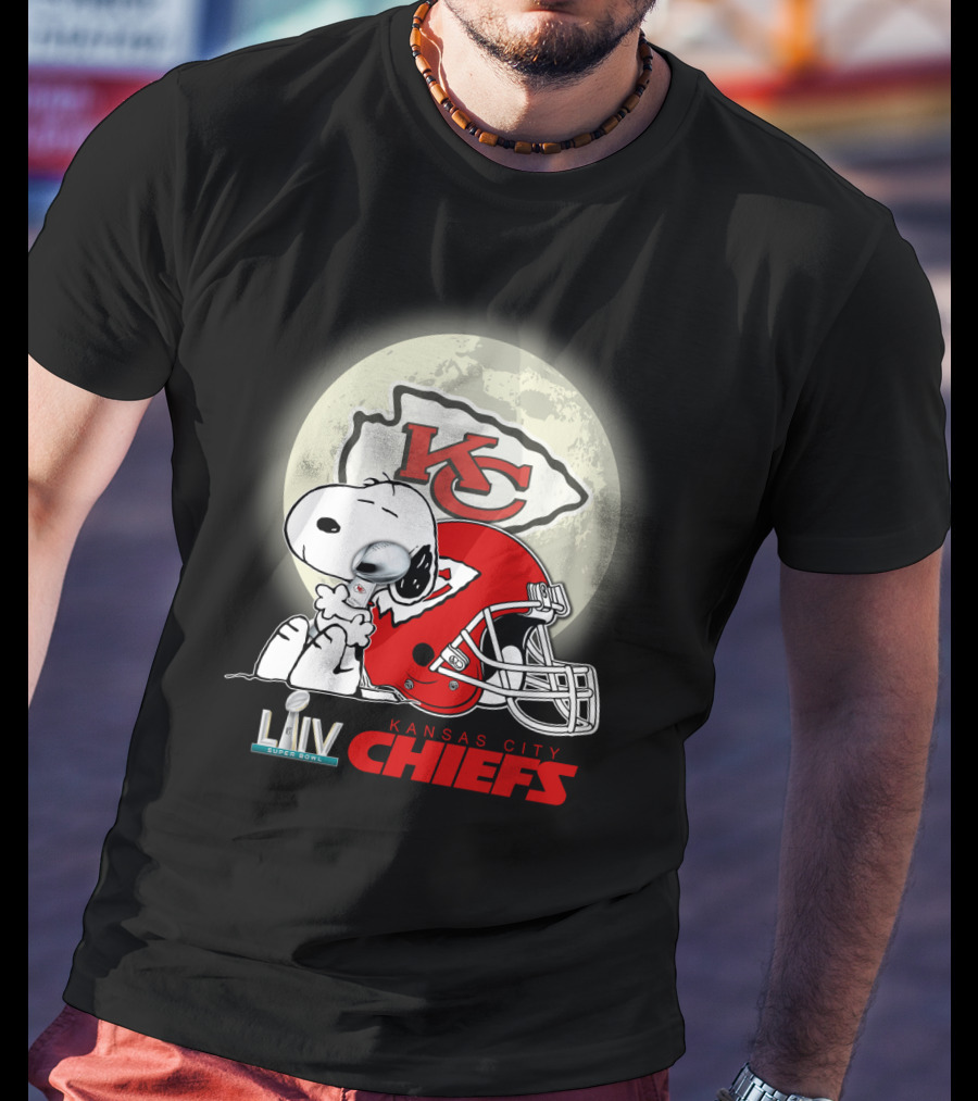 Snoopy Kansas City Chiefs Super Bowl Liv Kcc Chiefs T-Shirt