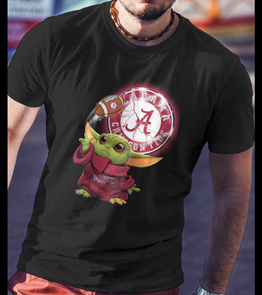 Alabama Crimson Tide Baby Alien Football Magic T-Shirt