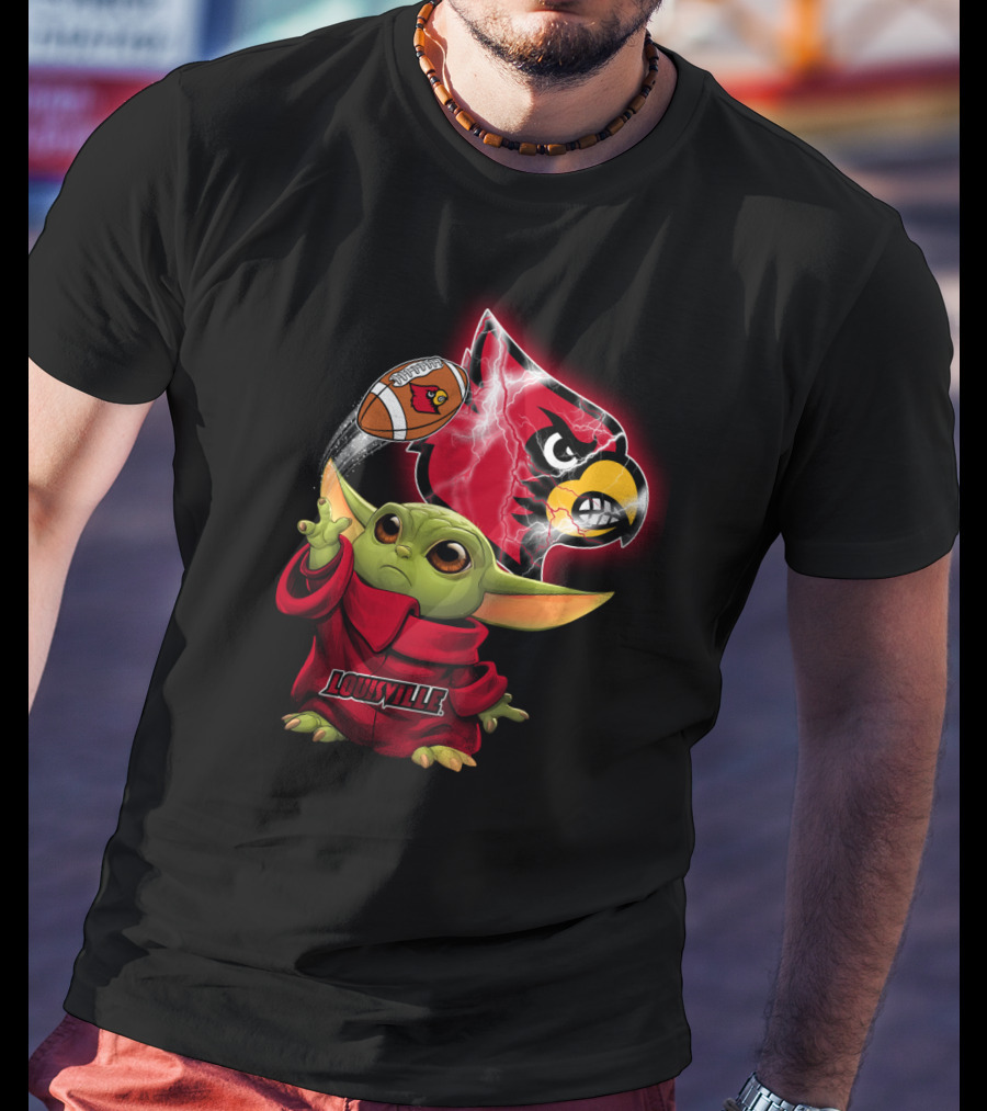 Louisville Cardinals Baby Alien Football Force Chtnca9013 T-Shirt