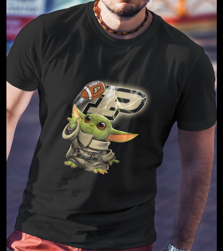Purdue Boilermakers P Football Baby Alien T-Shirt