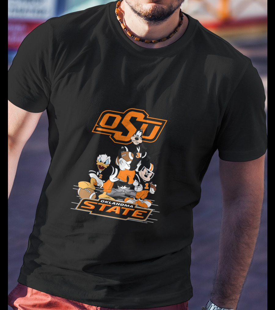 Osu Oklahoma State Football Characters T-Shirt