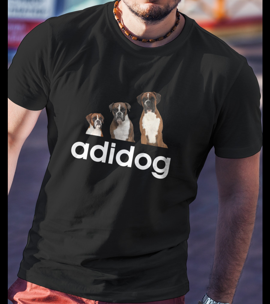 Adidog Boxer Dogs Trio T-Shirt