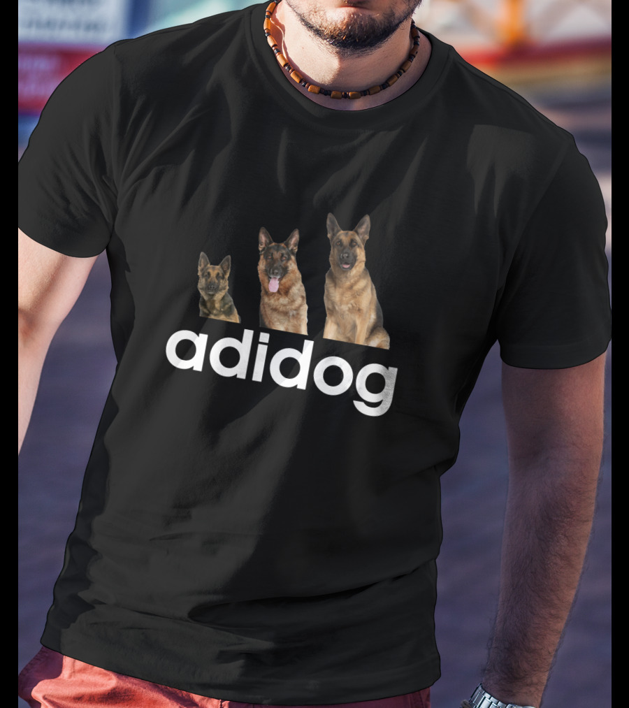 Adidog German Shepherd Trio T-Shirt