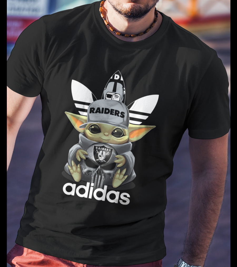 Raiders Yoda 1 Oakland Raiders T-Shirt