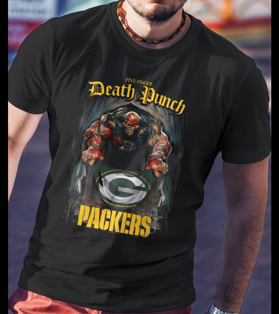 Five Finger Death Punch Green Bay Packers T-Shirt