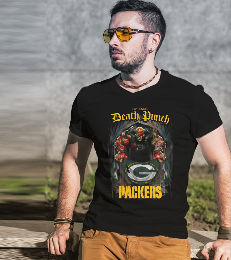 Five Finger Death Punch Green Bay Packers T-Shirt