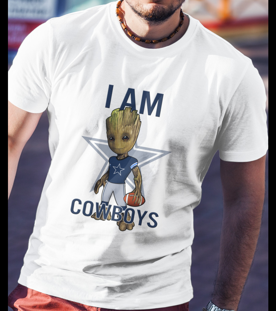I Am Groot Cowboys Football Dallas Star T-Shirt