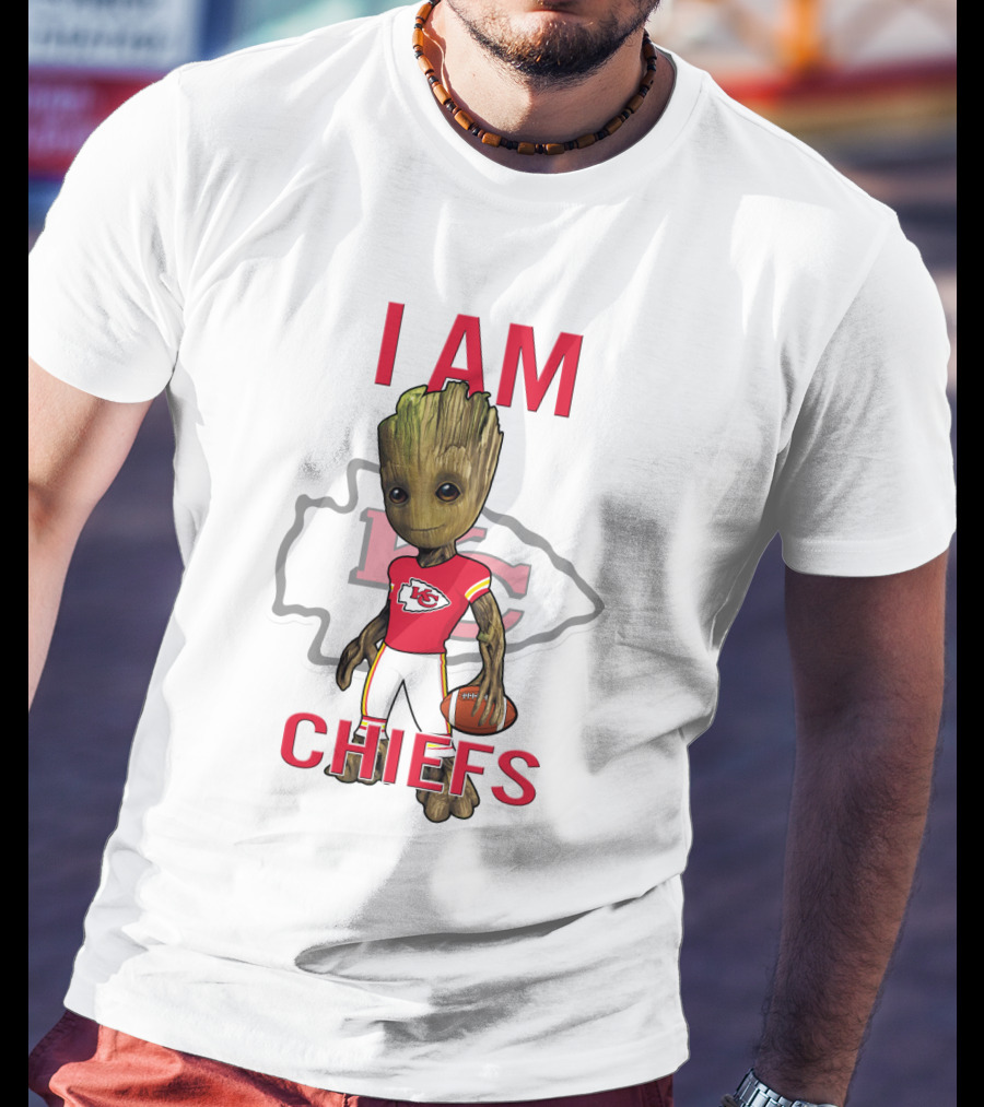 I Am Chiefs Groot Kansas City Chiefs T-Shirt