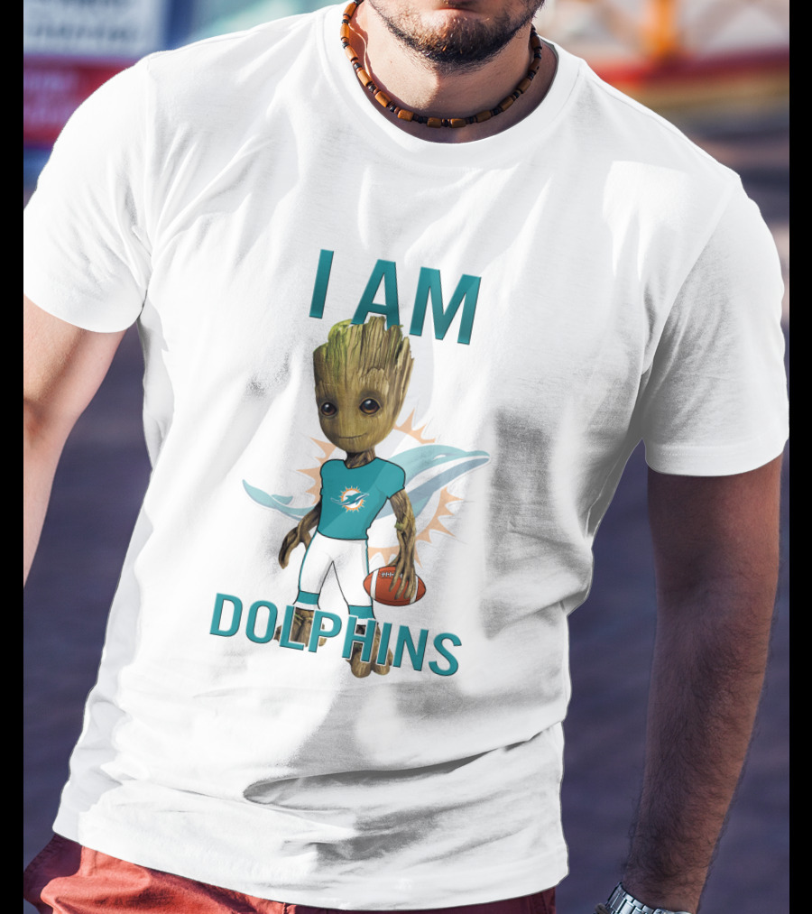 I Am Groot Dolphins T-Shirt