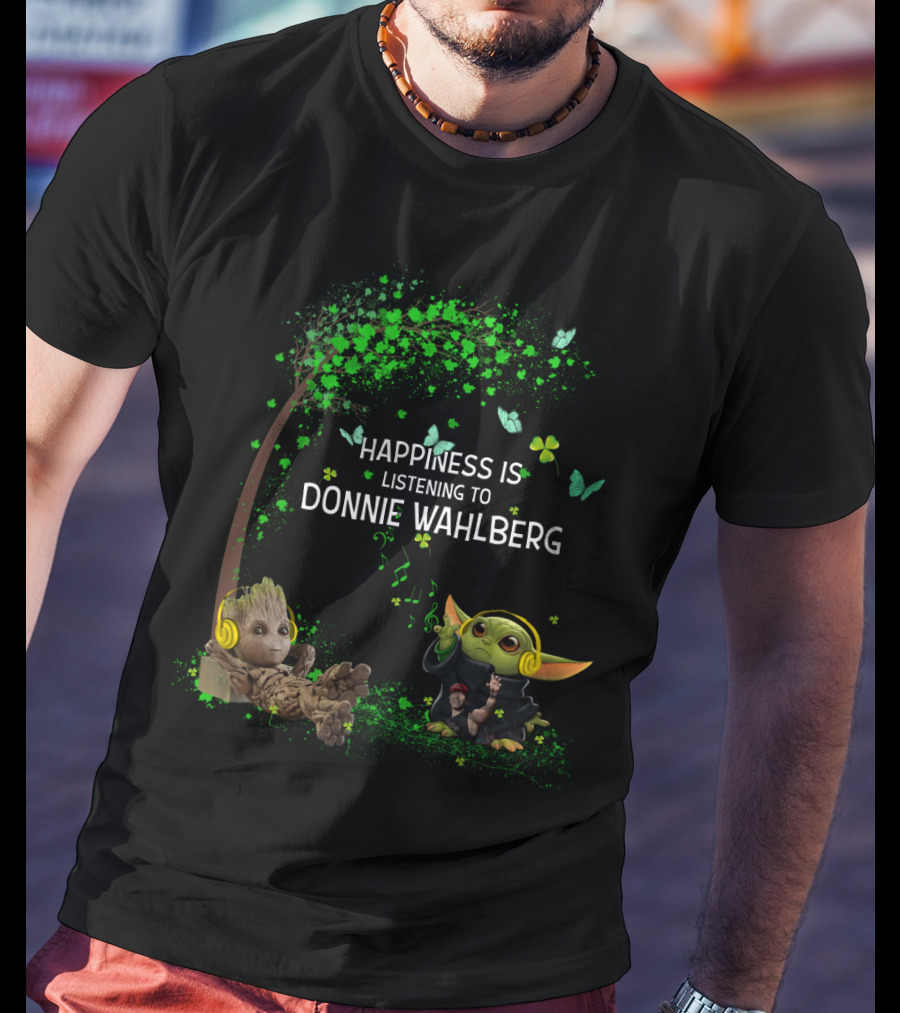 Happiness Is Listening To Donnie Wahlberg Yd 1 T-Shirt