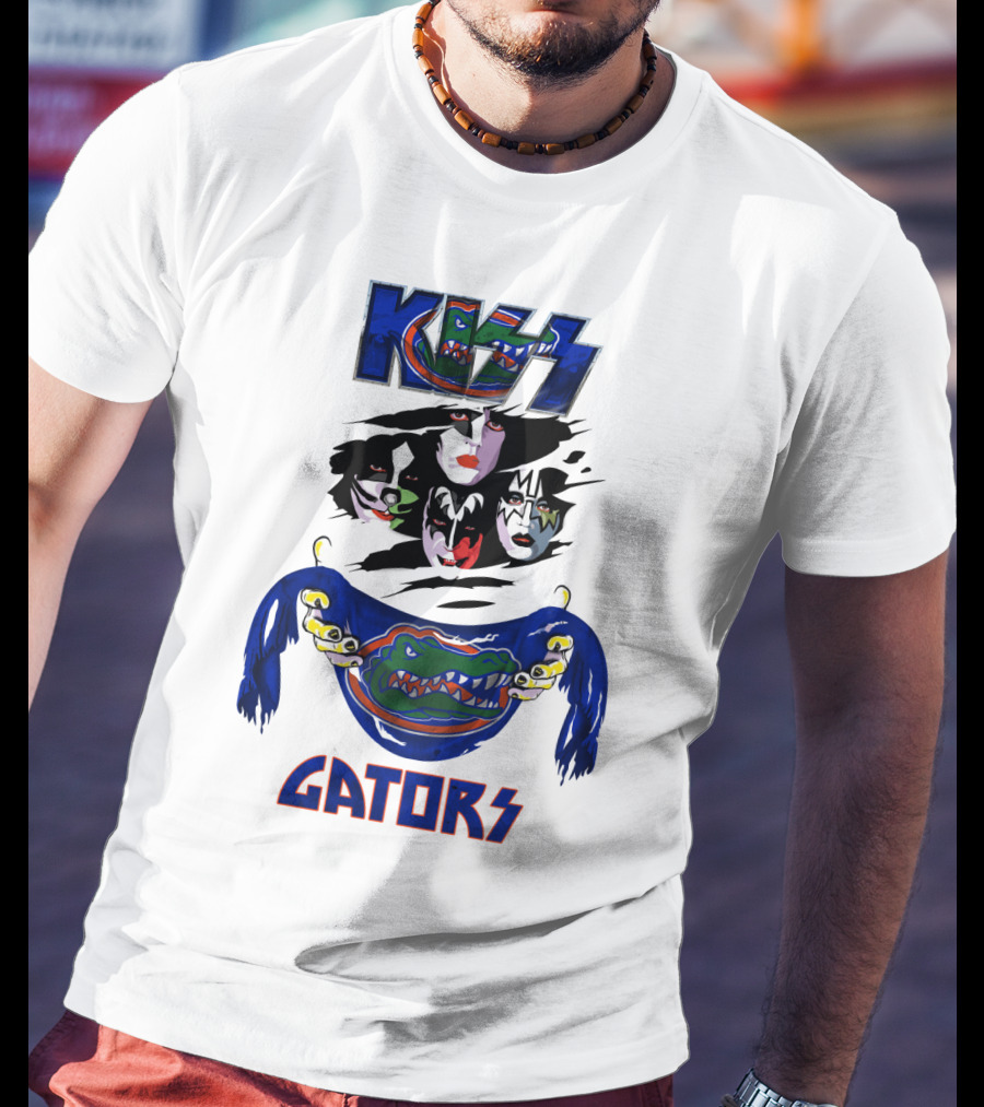 KISS Florida Gators Band Crossover T-Shirt