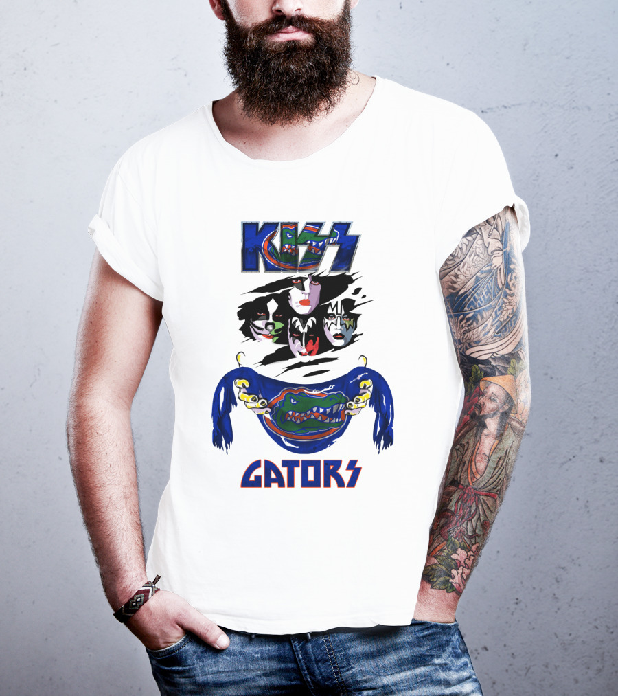 KISS Florida Gators Band Crossover T-Shirt