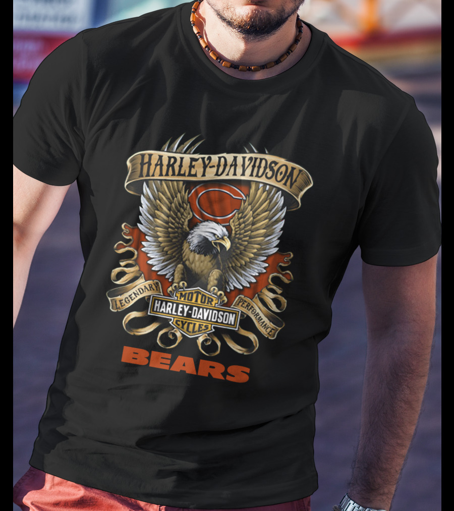 Harley Davidson Legendary Performance Bears T-Shirt
